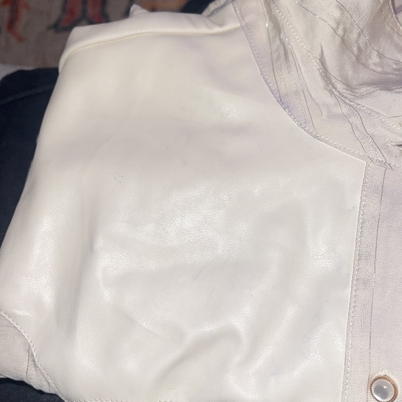 The Bright Side by Rocky Barnes Western Boyfriend Shirt - Cloud - Picture 9 of 10